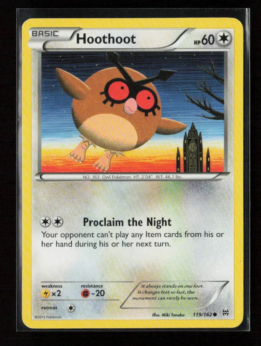 Hoothoot Common Xy - Breakthrough 119/162 Nm 1