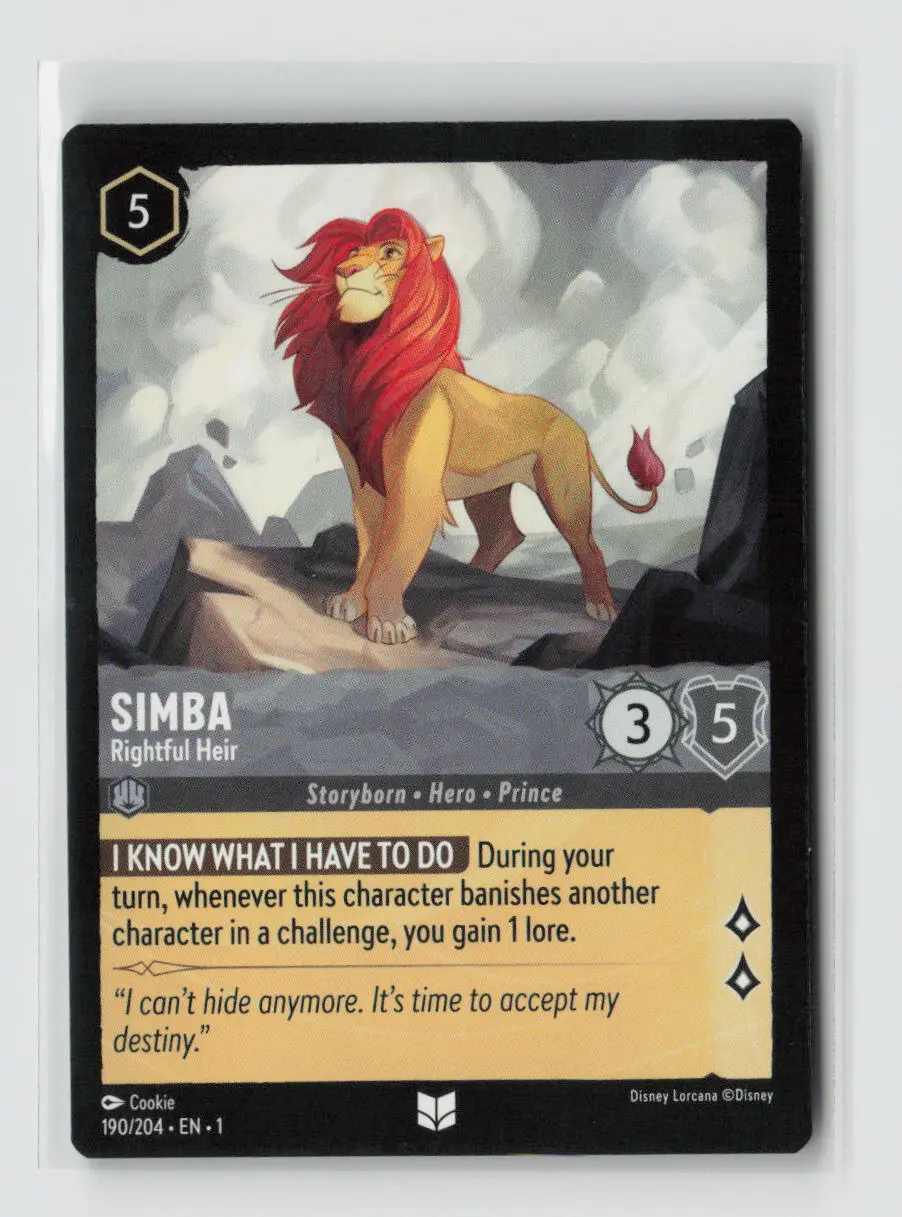 Simba - Rightful Heir Uncommon The First Chapter 190/204 Nm 1
