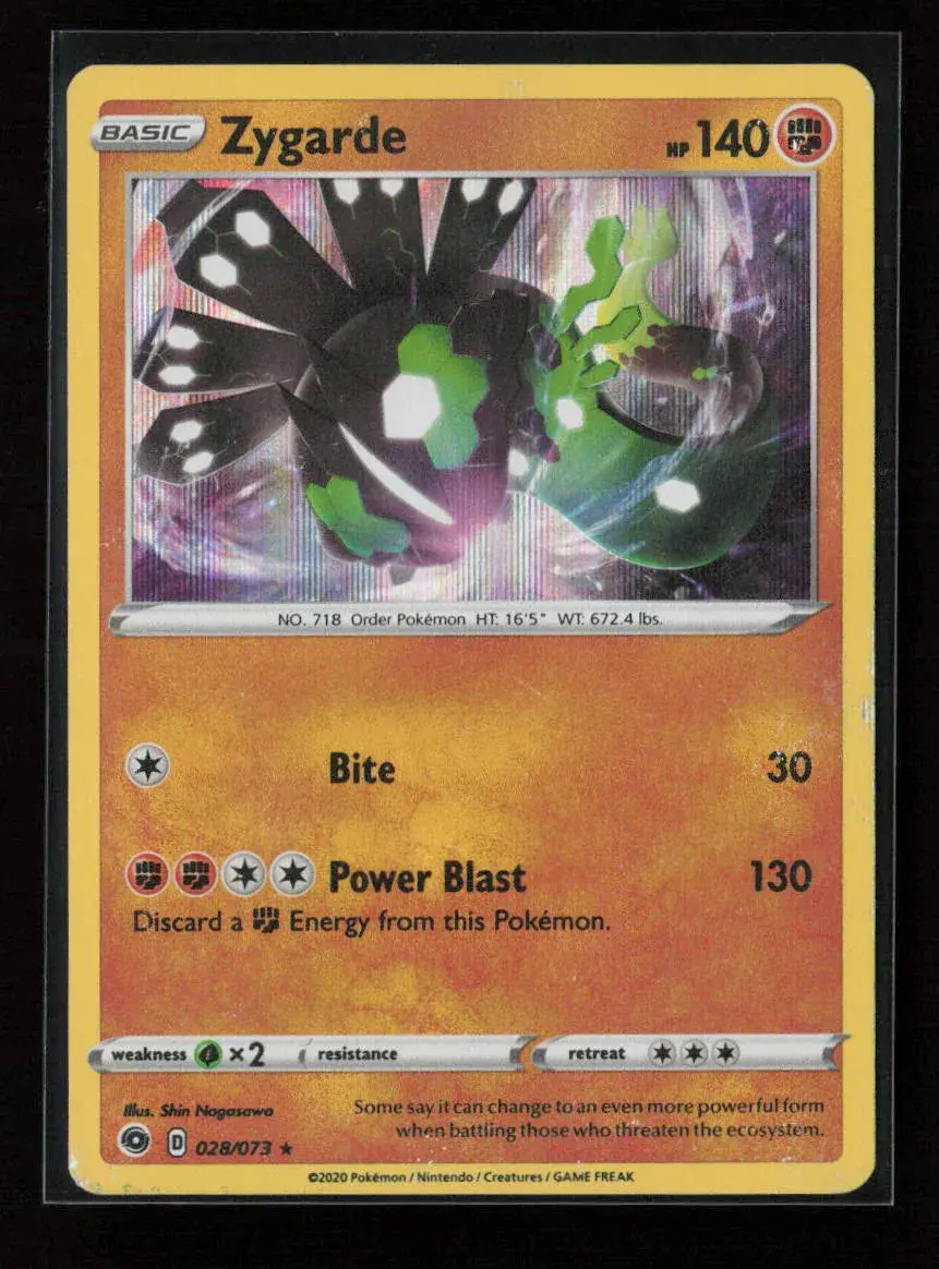 Zygarde Holo Rare Champion's Path 28/73 Nm 1