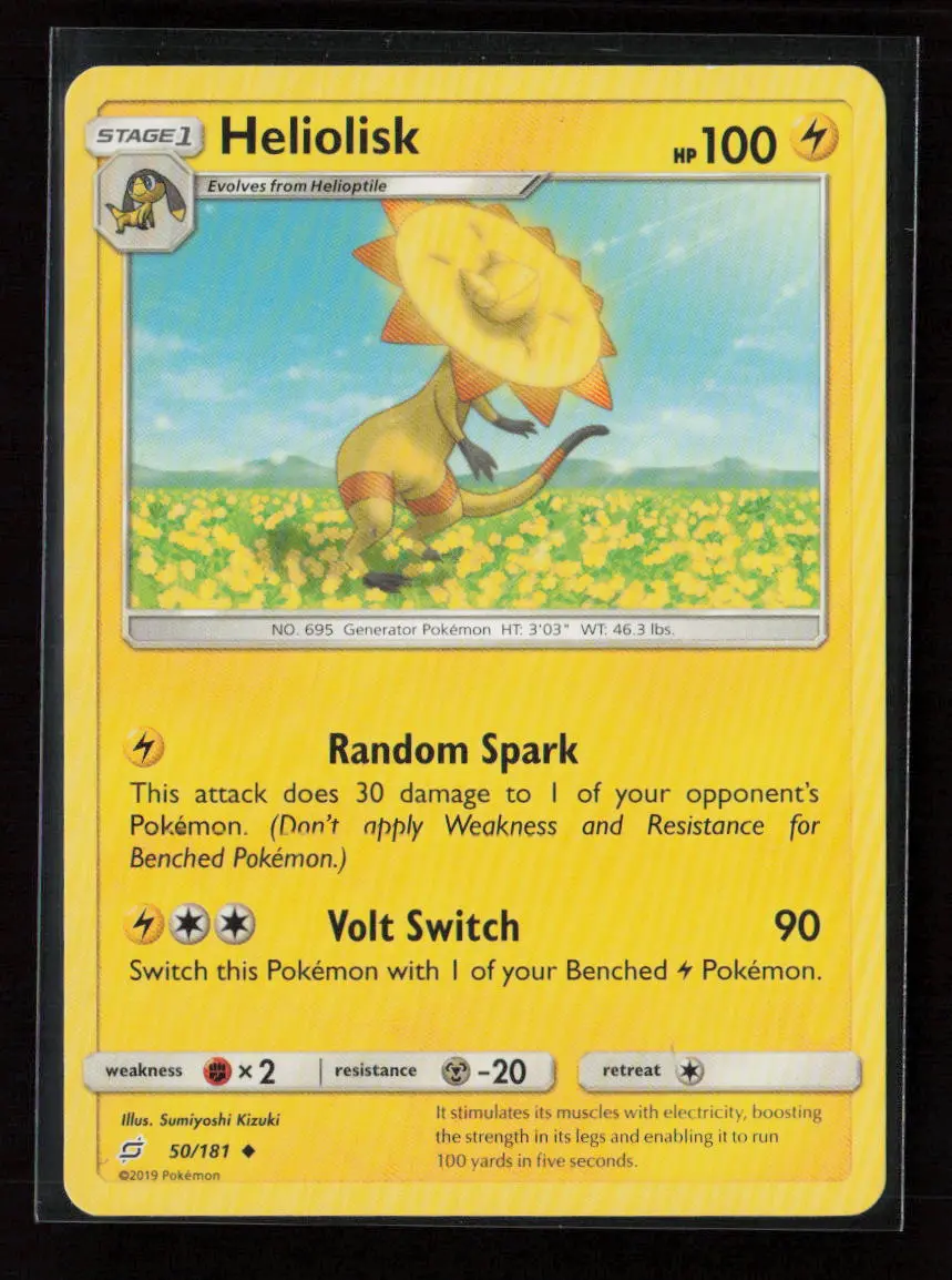 Heliolisk Uncommon Sm - Team Up 50/181 Lp 1