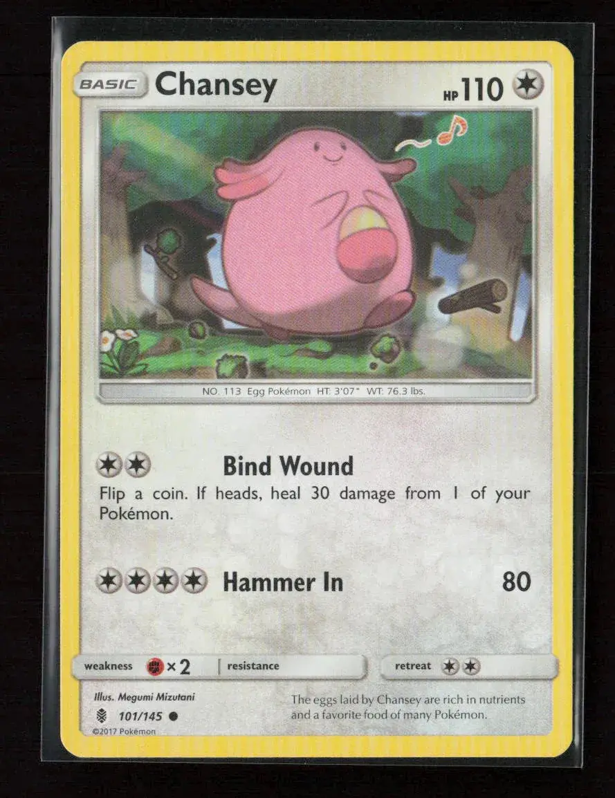 Chansey Common Sm - Guardians Rising 101/145 Lp 1