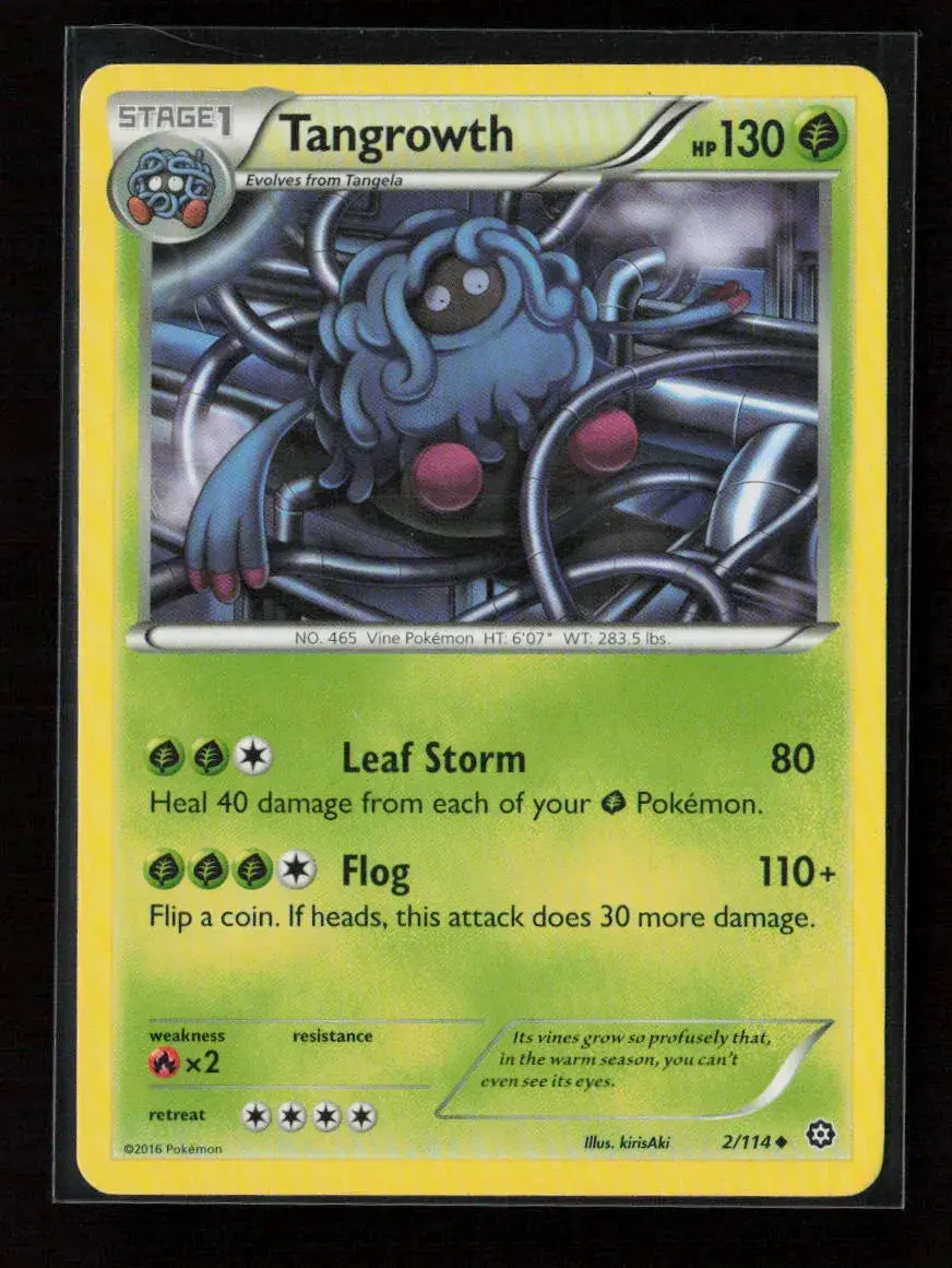 Tangrowth Uncommon Xy - Steam Siege 2/114 Nm 1