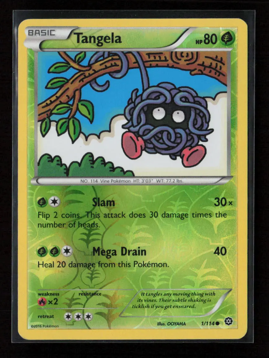 Tangela Common Xy - Steam Siege 1/114 Nm 1