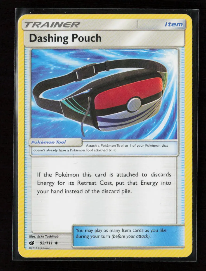 Dashing Pouch Uncommon Sm - Crimson Invasion 92/111 Lp 1