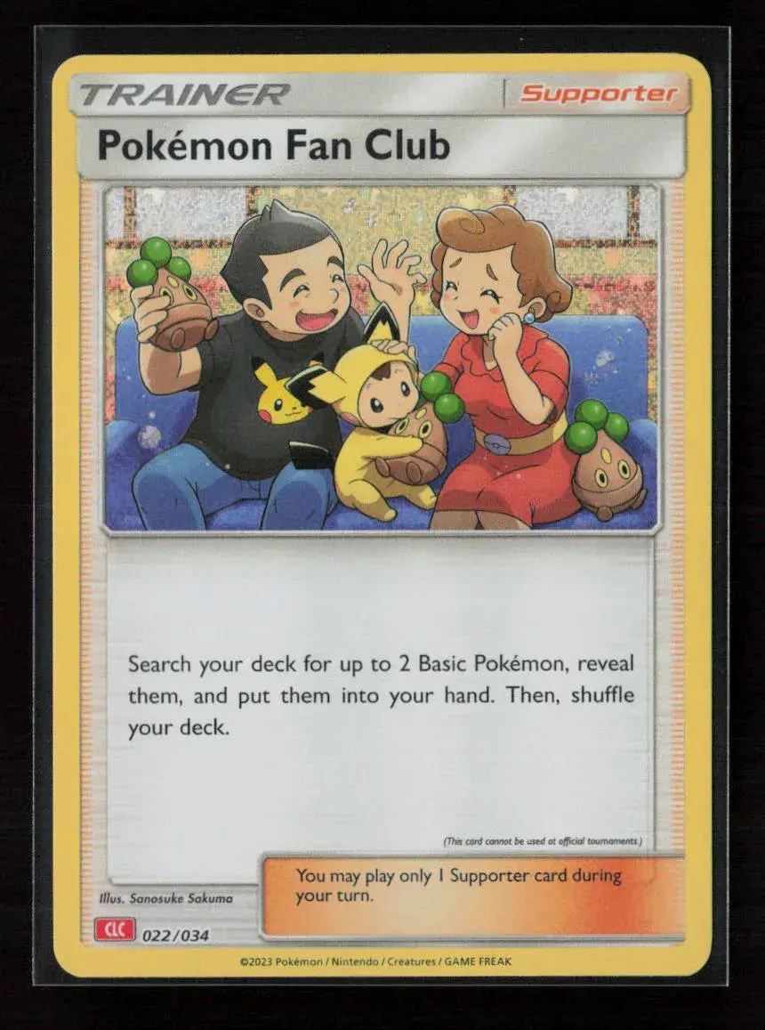 Pokemon Fan Club (Clb) Classic Collection Trading Card Game Classic 024/034 Nm 1