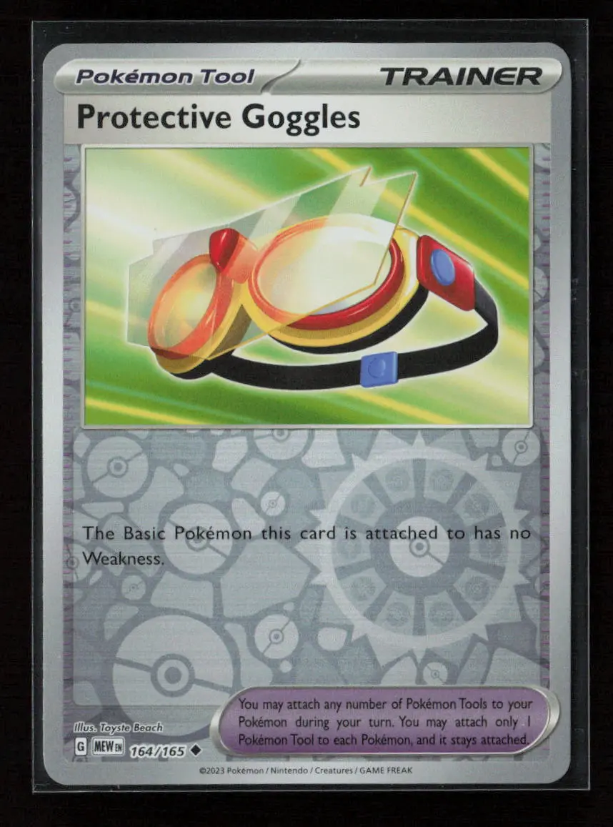 Protective Goggles Uncommon Sv: Scarlet & Violet 151 164/165 Nm 1