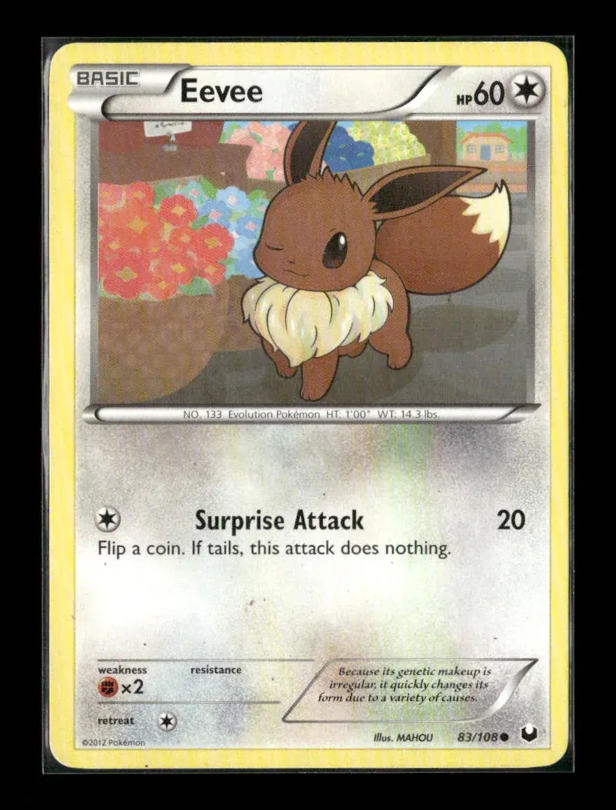 Eevee (83) Common Dark Explorers 83/108 Nm 1