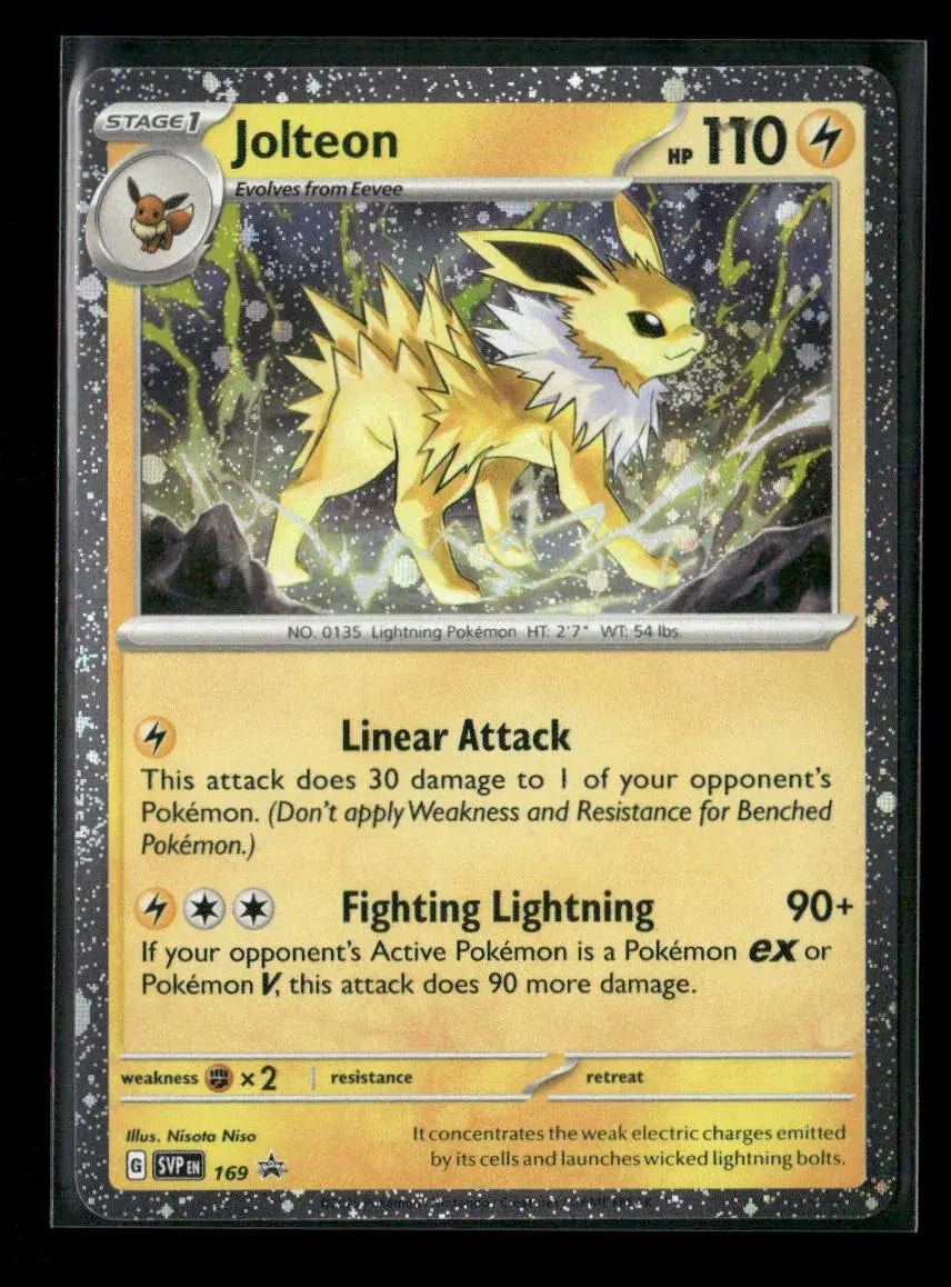 Jolteon - (Cosmos Holo) Rare Sv: Scarlet & Violet Promo Cards 169 Nm 1