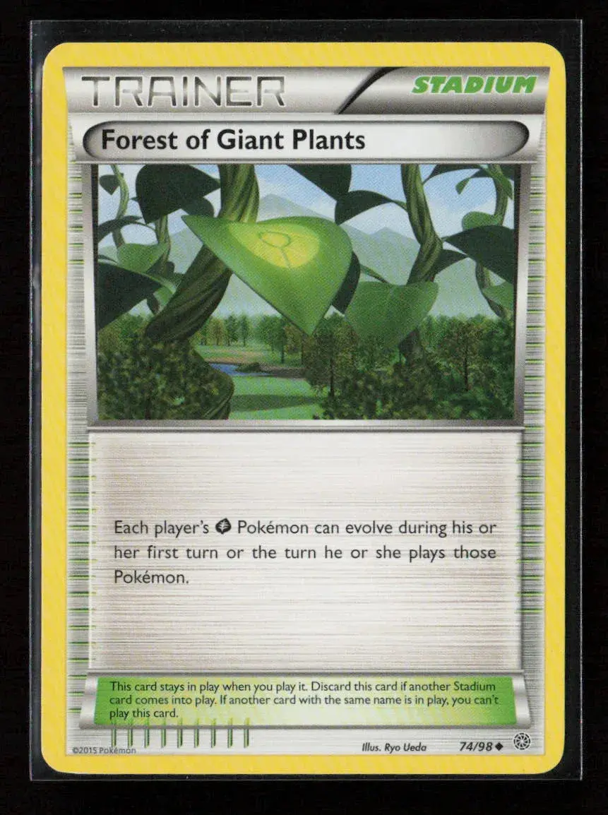 Forest Of Giant Plants Uncommon Xy - Ancient Origins 74/98 Mp 1