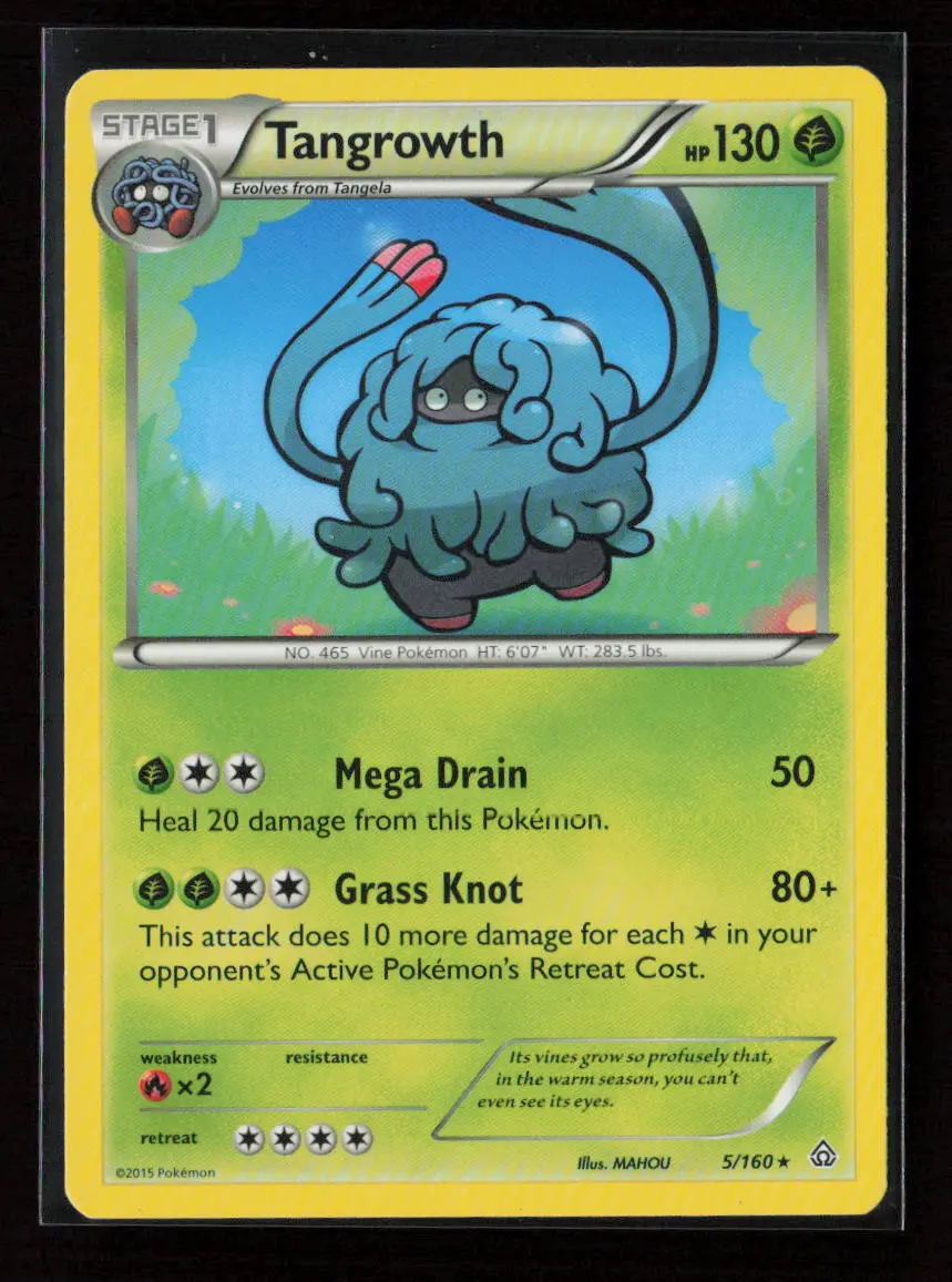 Tangrowth Rare Xy - Primal Clash 5/160 Lp 1