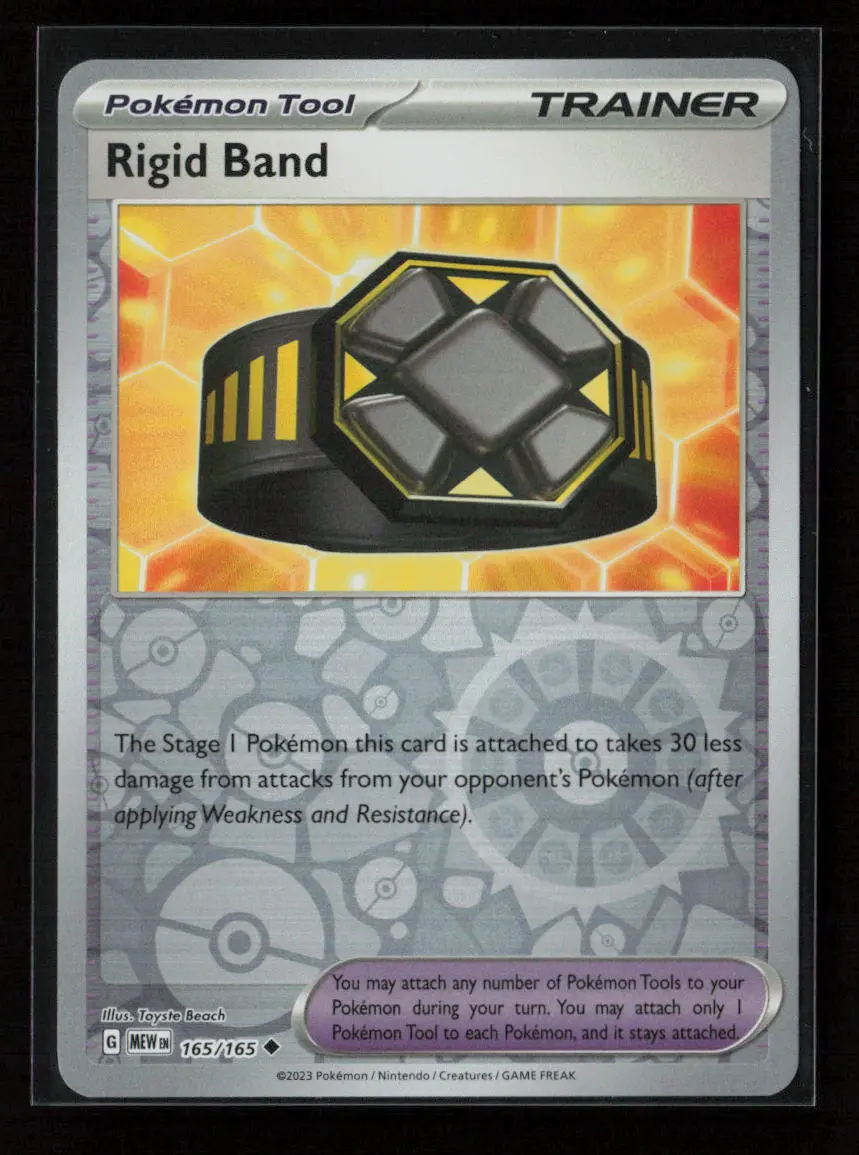 Rigid Band Uncommon Sv: Scarlet & Violet 151 165/165 Nm 1