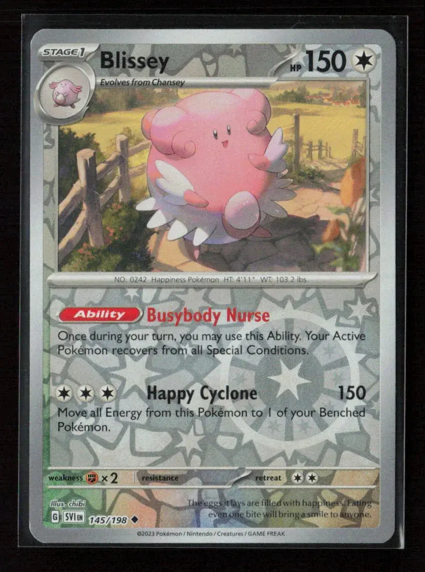 Blissey Uncommon Sv01: Scarlet & Violet Base Set 145/198 Nm 1