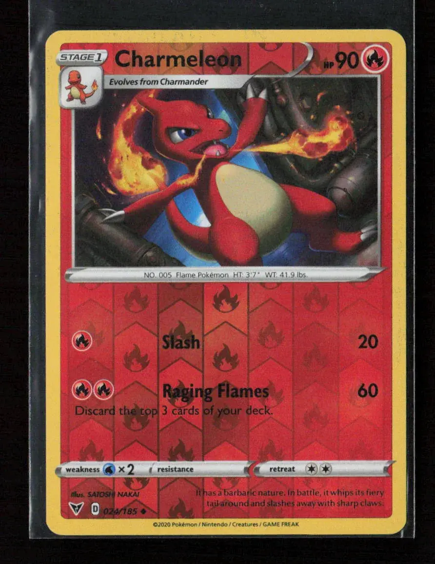 Charmeleon Uncommon Swsh04: Vivid Voltage 024/185 Nm 1