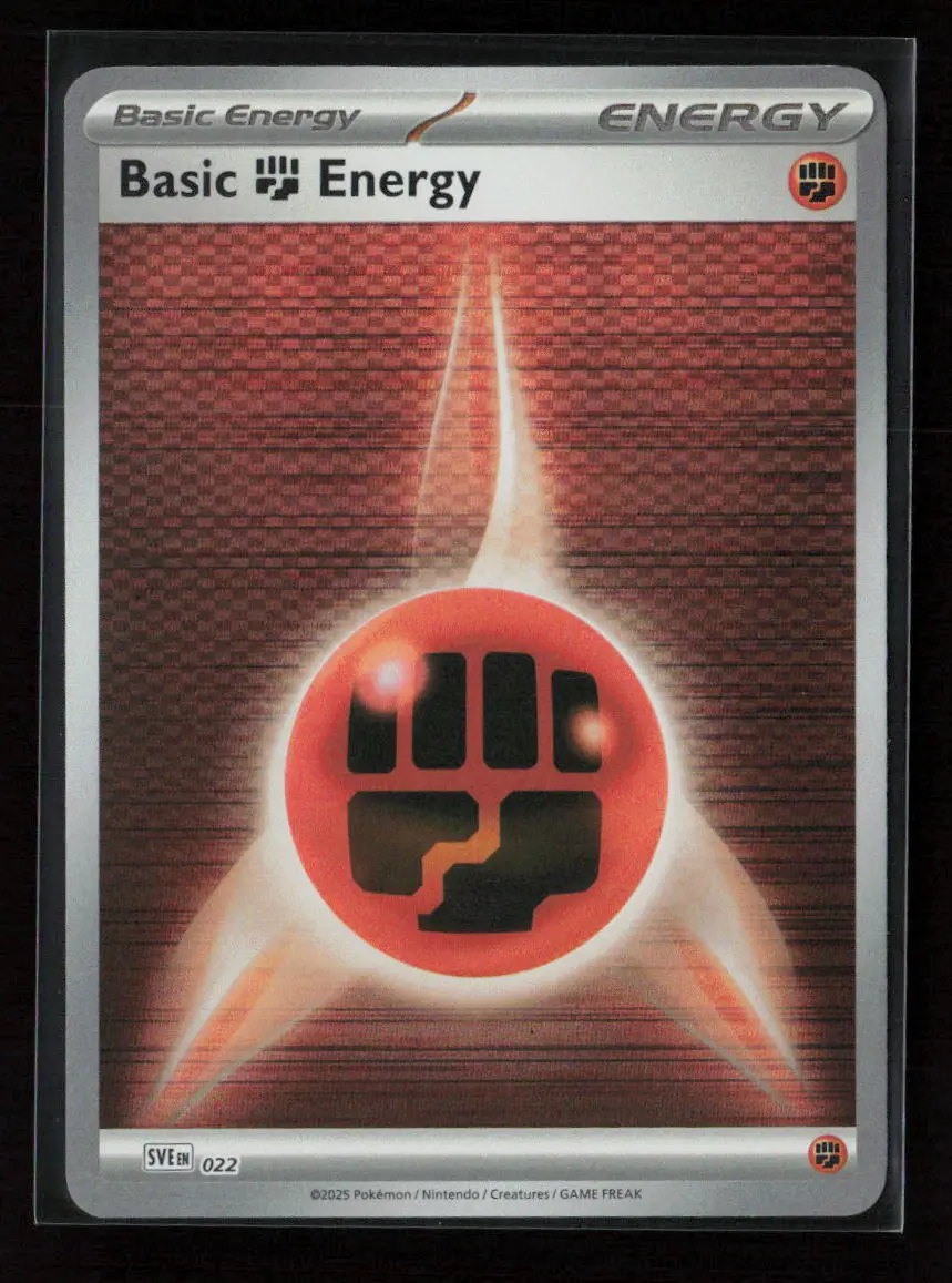 Basic Fighting Energy - Common Sve: Scarlet & Violet Energies 022 Nm 1
