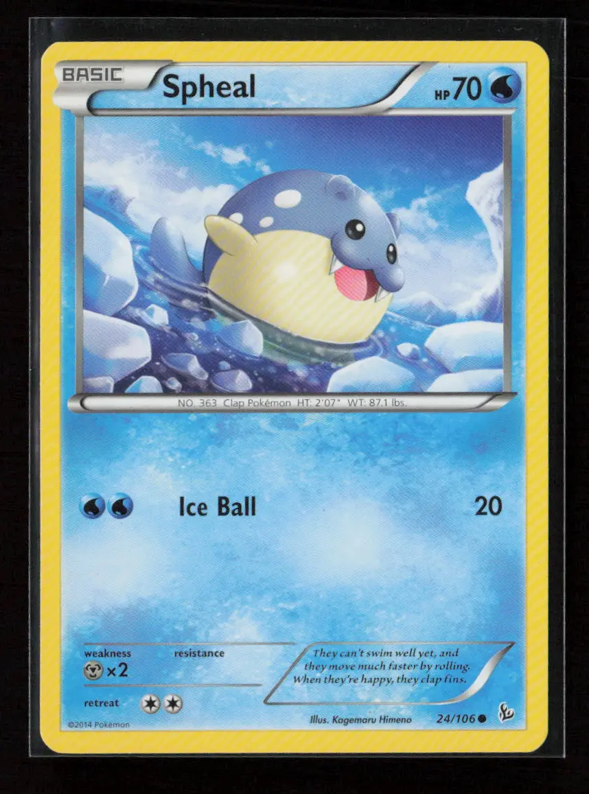 Spheal Common Xy - Flashfire 24/106 Lp 1