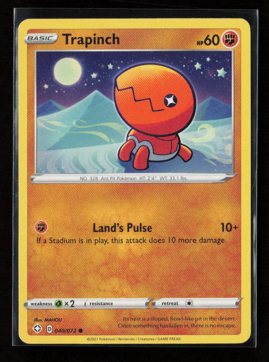 Trapinch Common Shining Fates 040/072 Lp 1