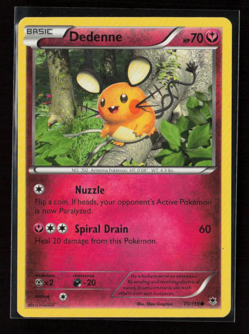 Dedenne Common Xy - Phantom Forces 70/119 Lp 1