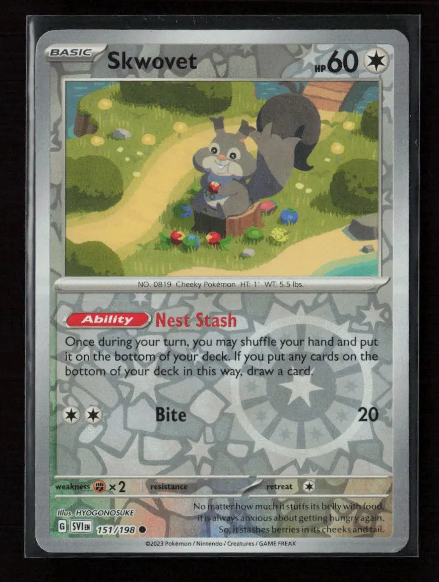 Skwovet - Common Sv01: Scarlet & Violet Base Set 151/198 Nm 1