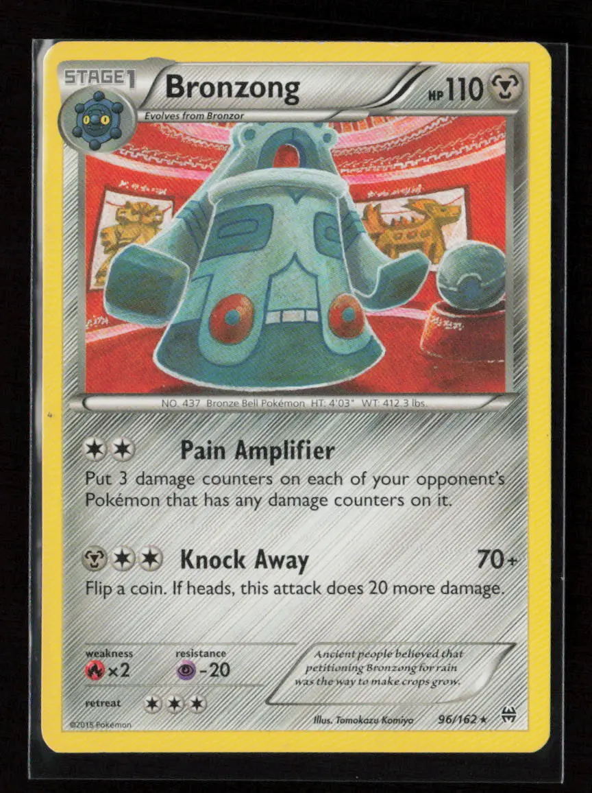 Bronzong Rare Xy - Breakthrough 96/162 Lp 1