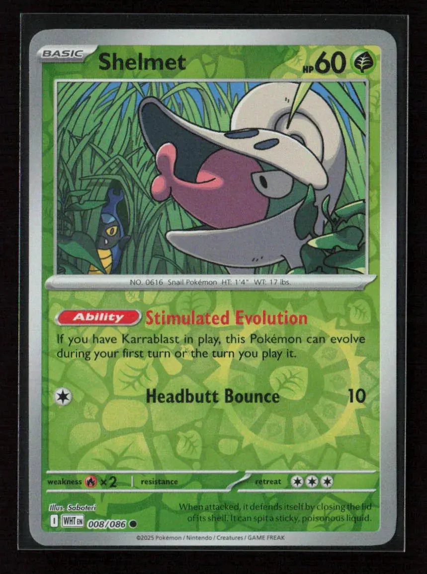 Shelmet Common Sv: White Flare 008/086 Nm 1