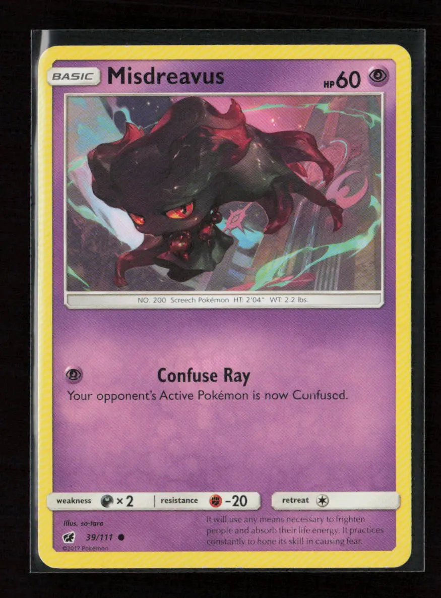 Misdreavus Common Sm - Crimson Invasion 39/111 Lp 1