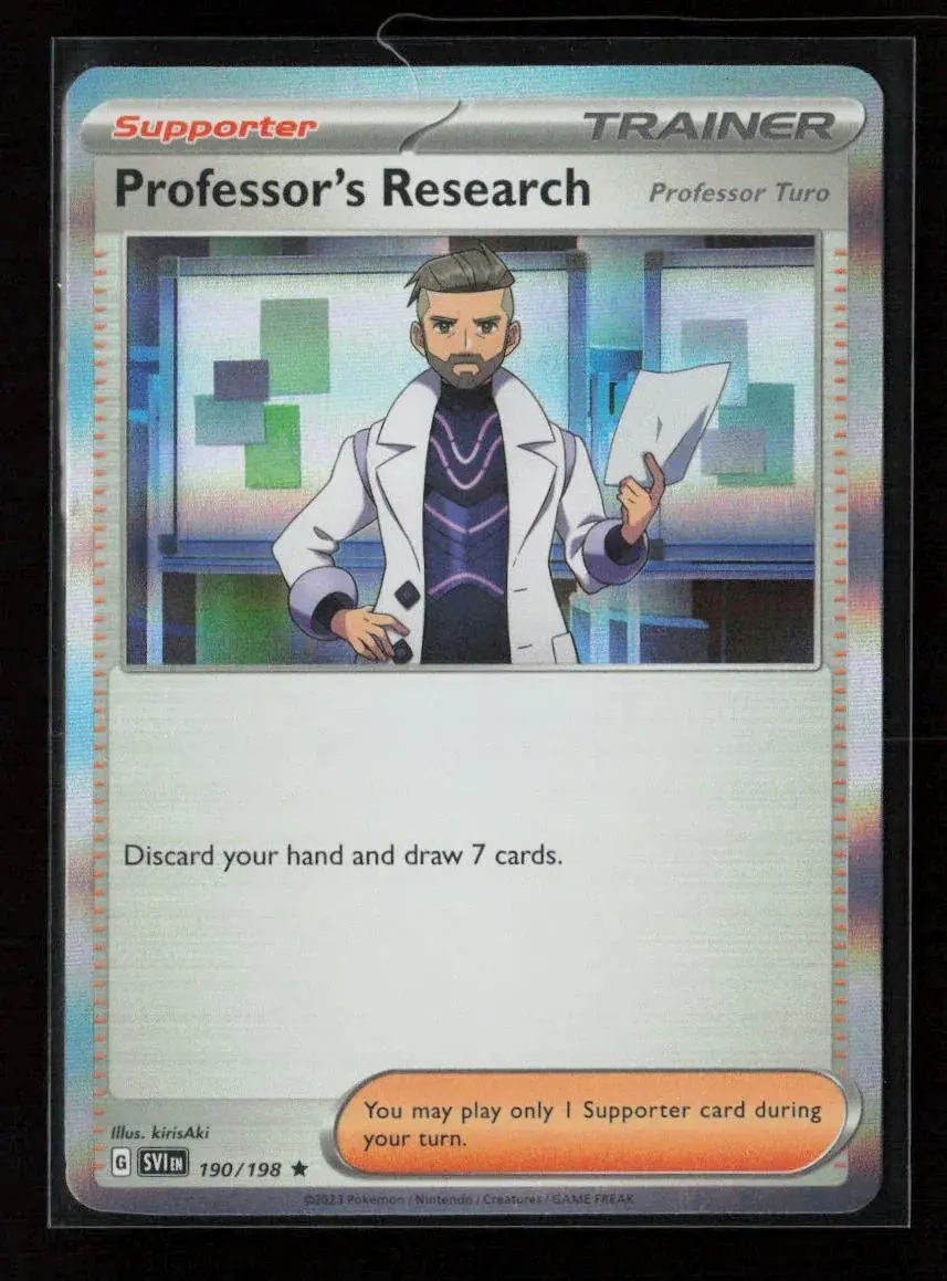 Professor's Research Rare Sv01: Scarlet & Violet Base Set 190/198 Nm 1