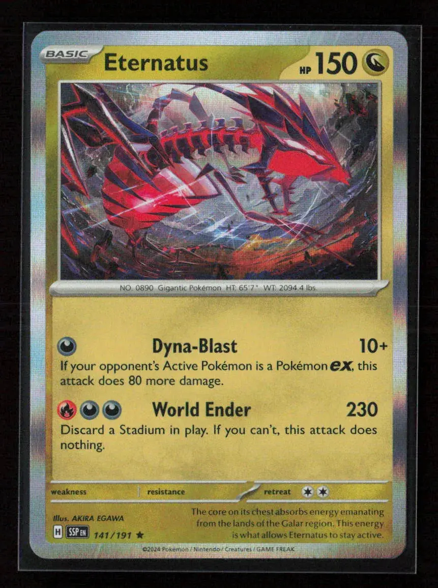 Eternatus Rare Sv08: Surging Sparks 141/191 Nm 1