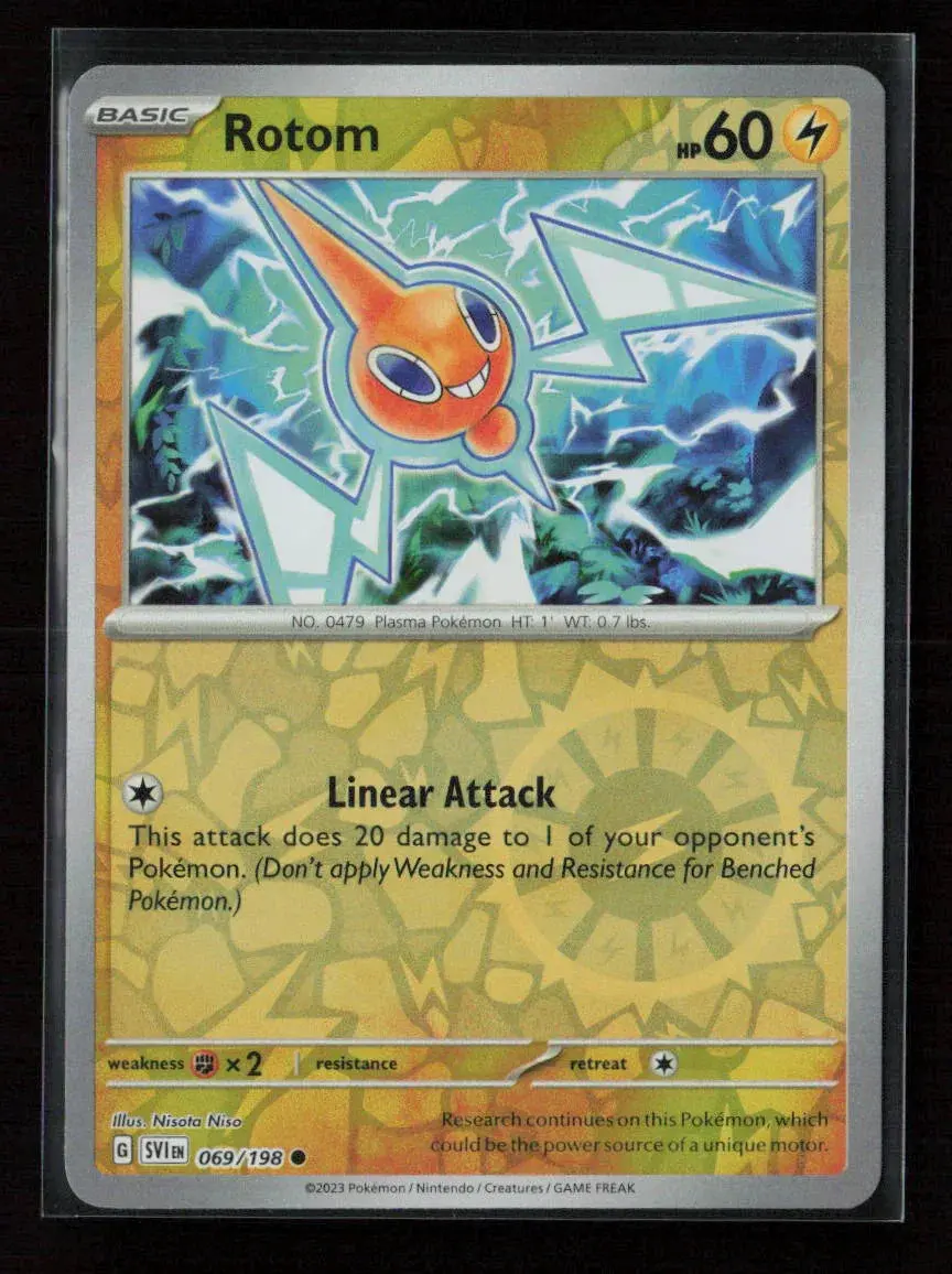 Rotom - Common Sv01: Scarlet & Violet Base Set 069/198 Nm 1