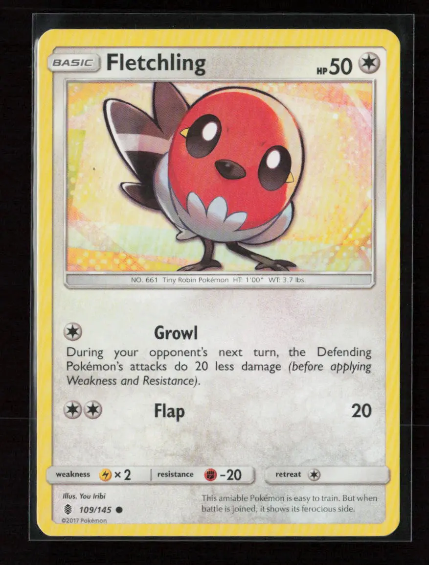 Fletchling Common Sm - Guardians Rising 109/145 Lp 1