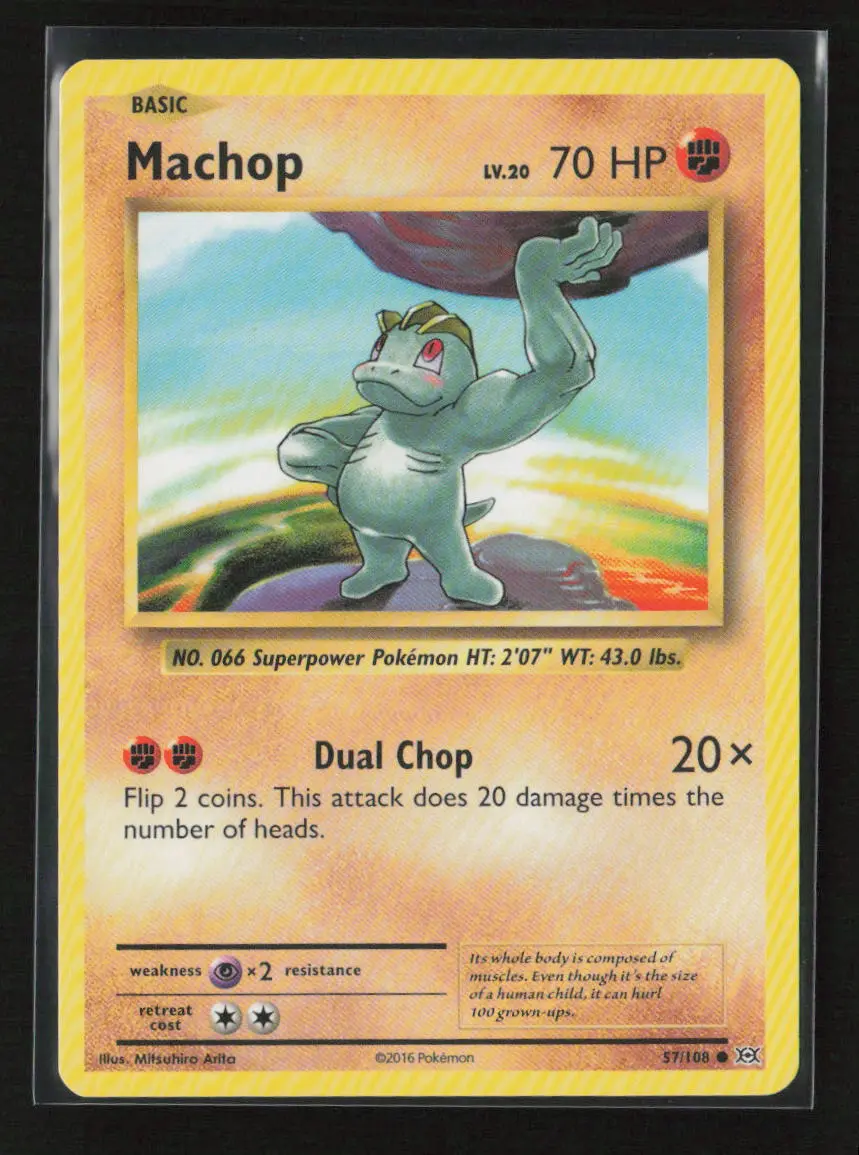 Machop Common Xy - Evolutions 57/108 Lp 1