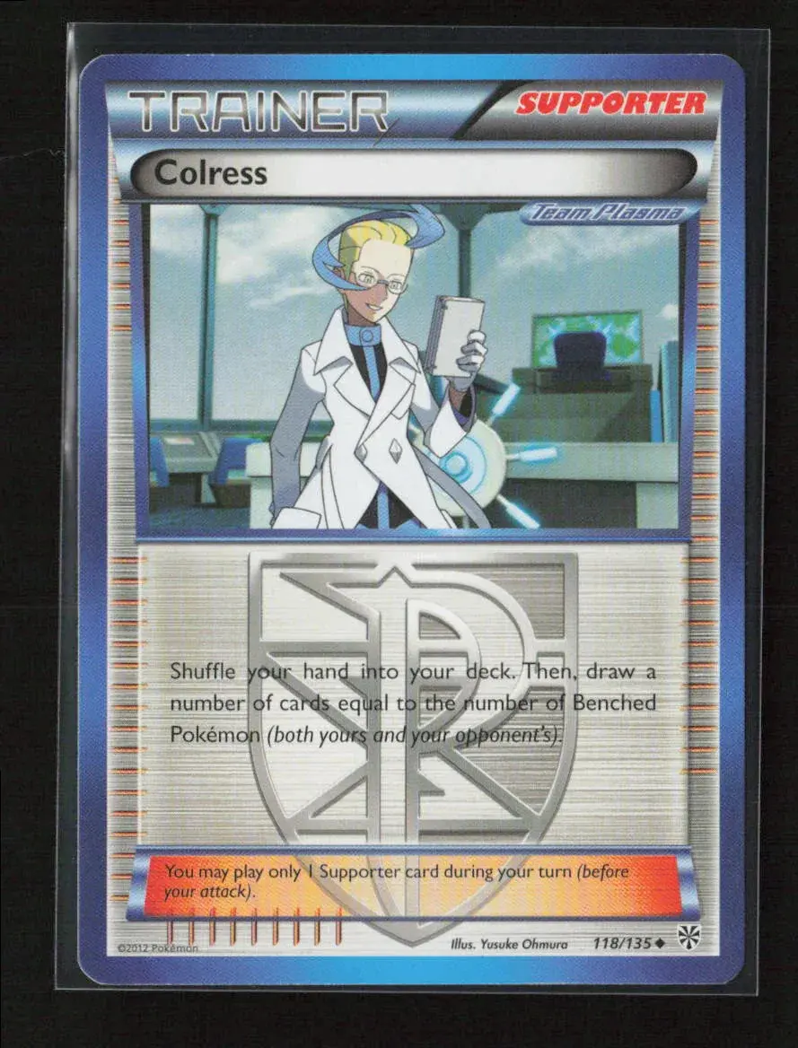 Colress (Team Plasma) Uncommon Plasma Storm 118/135 Lp 1