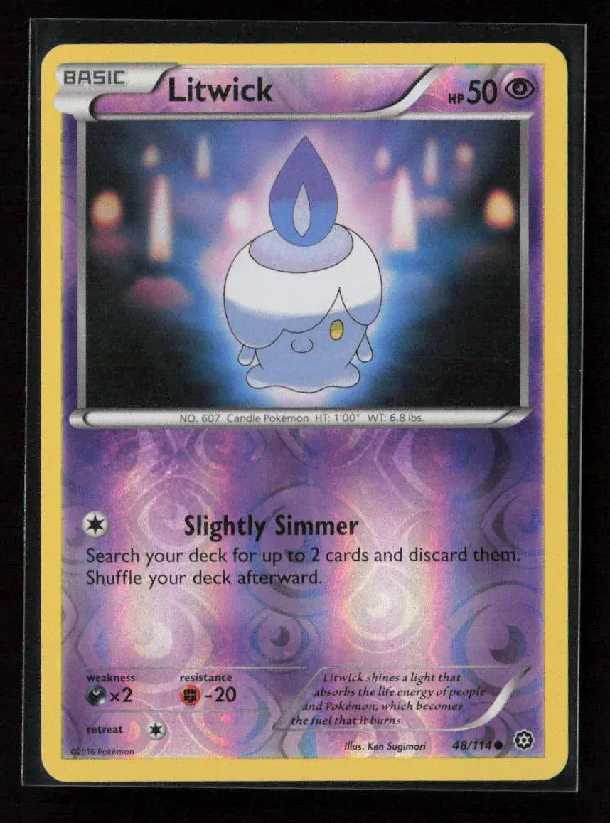 Litwick Common Xy - Steam Siege 48/114 Lp 1