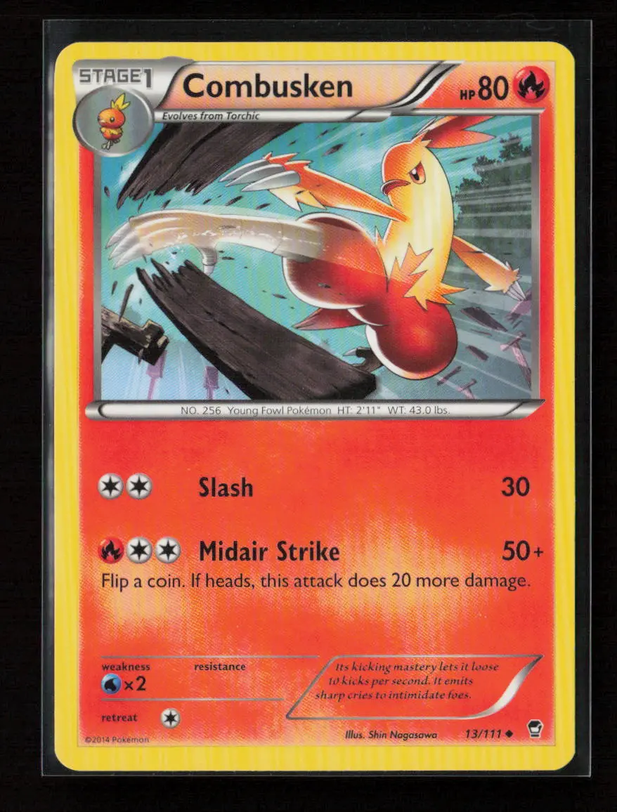 Combusken Uncommon Xy - Furious Fists 13/111 Lp 1