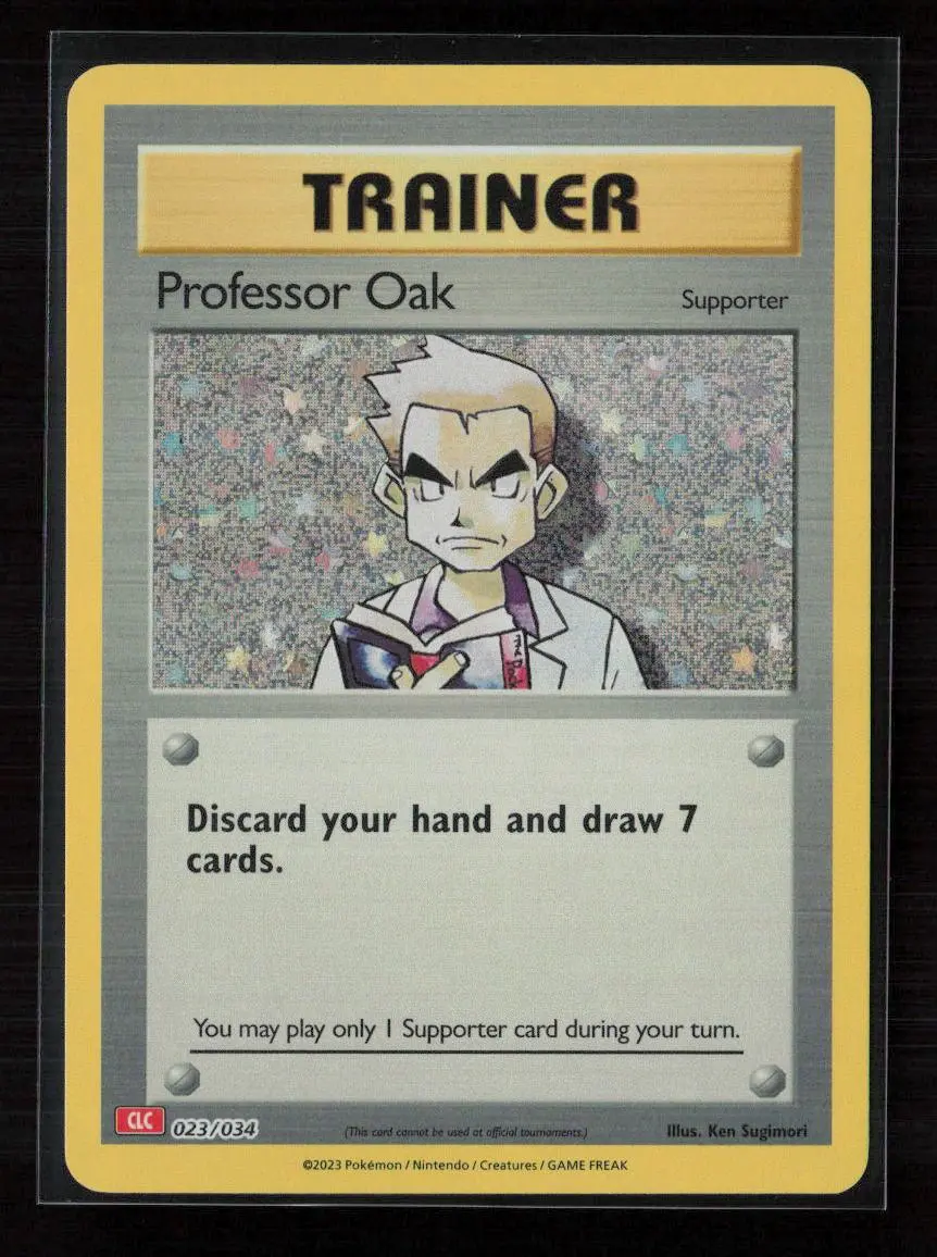 Professor Oak (Clv) Classic Collection Trading Card Game Classic 024/034 Nm 1