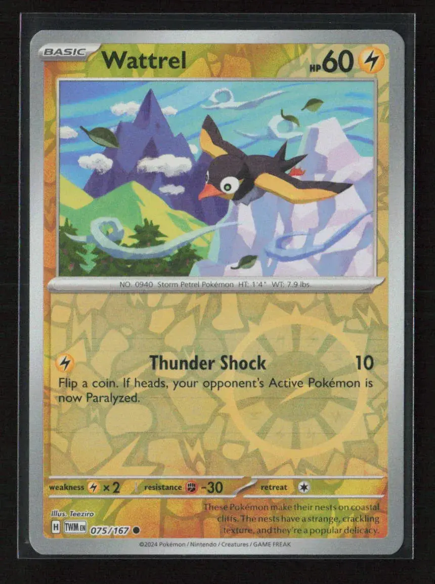 Wattrel - Common Sv06: Twilight Masquerade 075/167 Nm 1