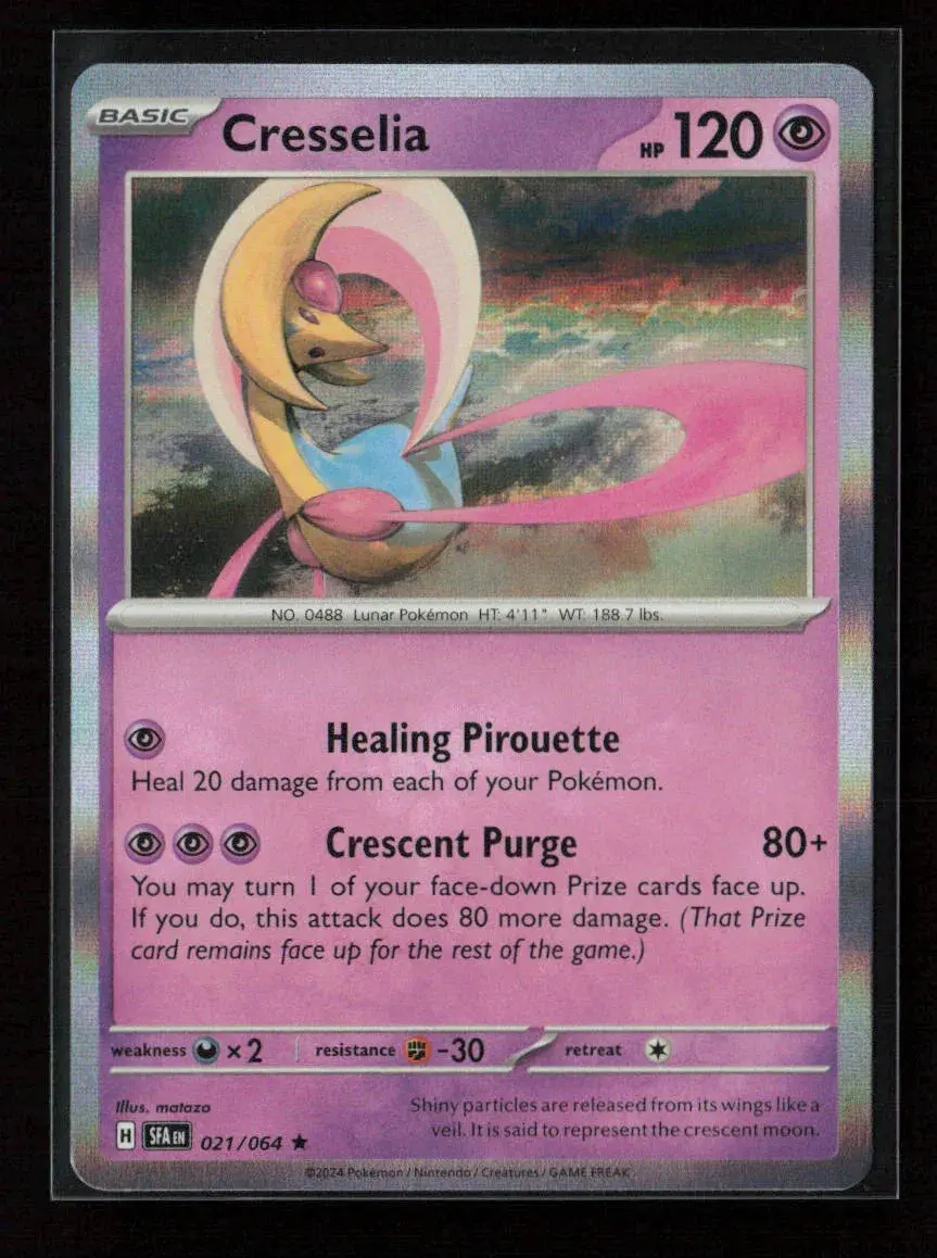 Cresselia Rare Sv: Shrouded Fable 021/064 Nm 1