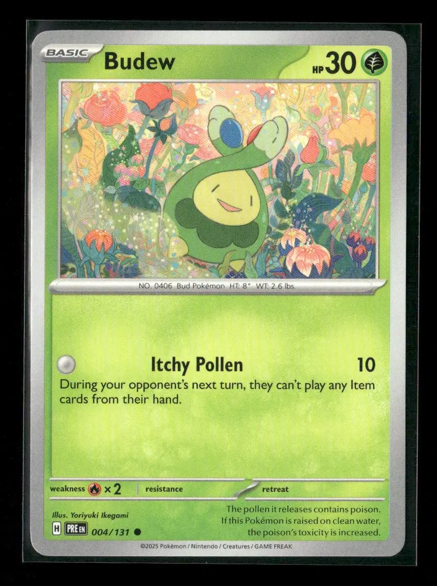 Budew Common Sv: Prismatic Evolutions 004/131 Nm 1
