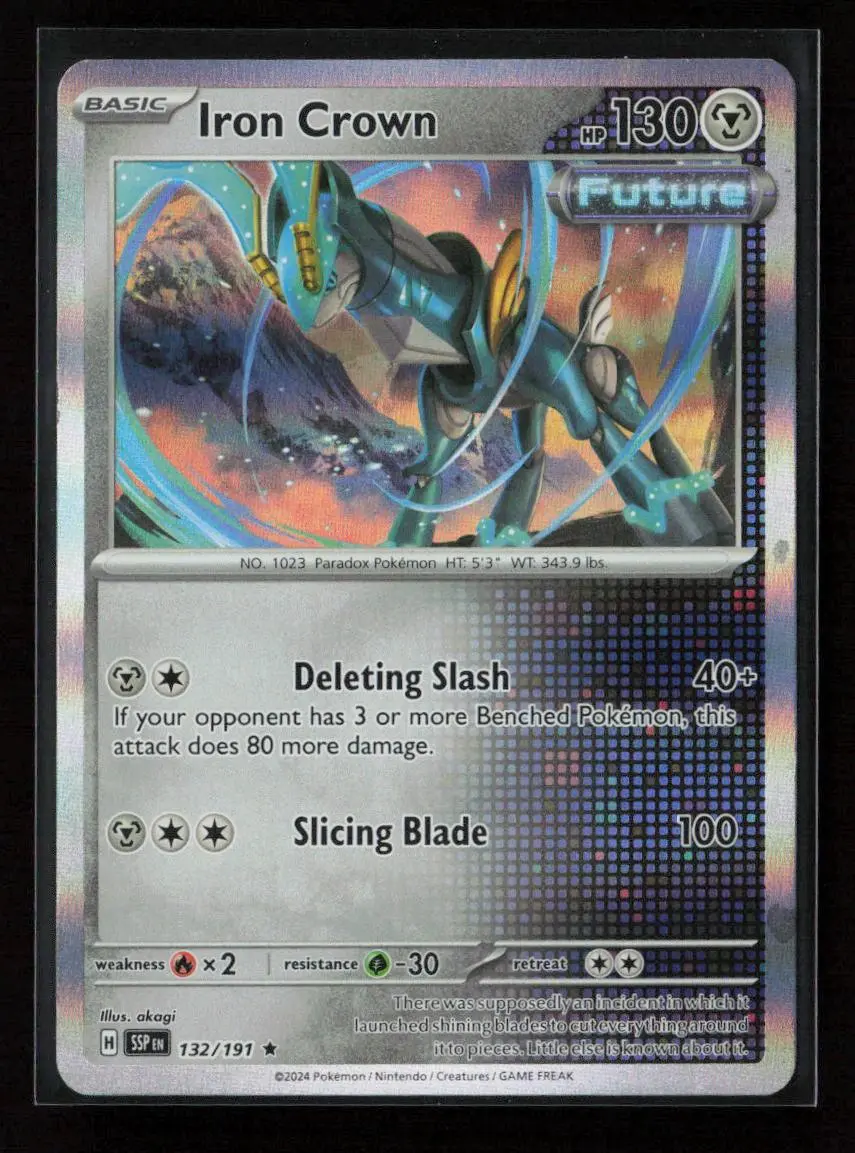 Iron Crown Rare Sv08: Surging Sparks 132/191 Nm 1