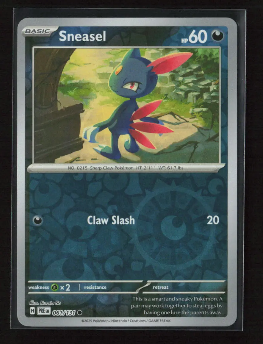 Sneasel Common Sv: Prismatic Evolutions 061/131 Nm 1