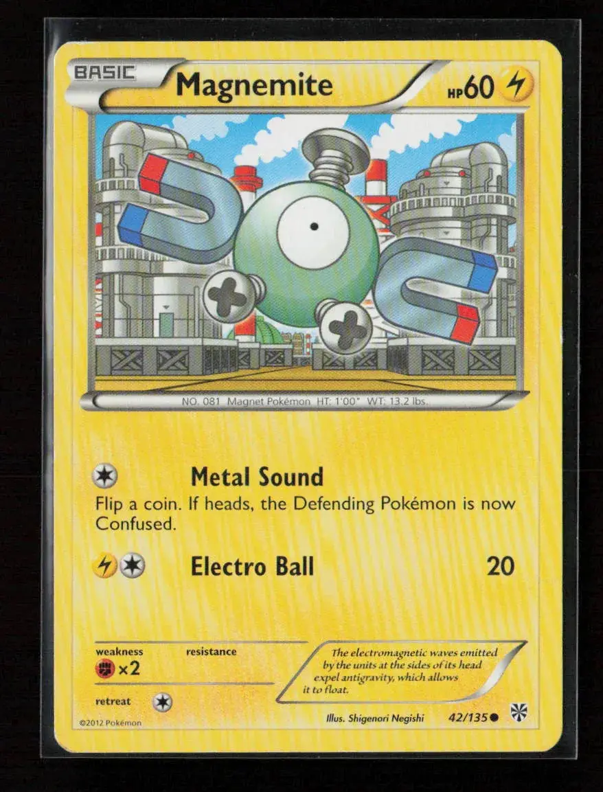 Magnemite (42) Common Plasma Storm 42/135 Lp 1