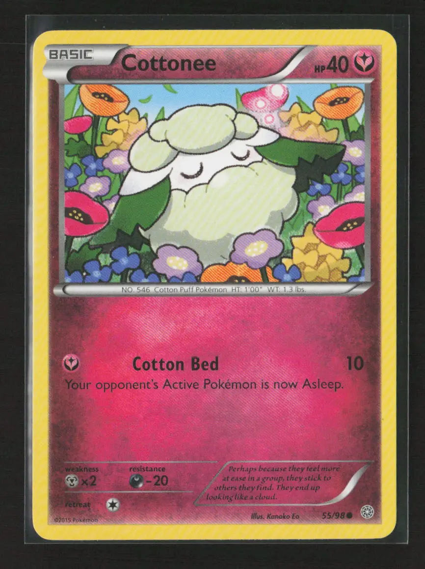 Cottonee Common Xy - Ancient Origins 55/98 Mp 1