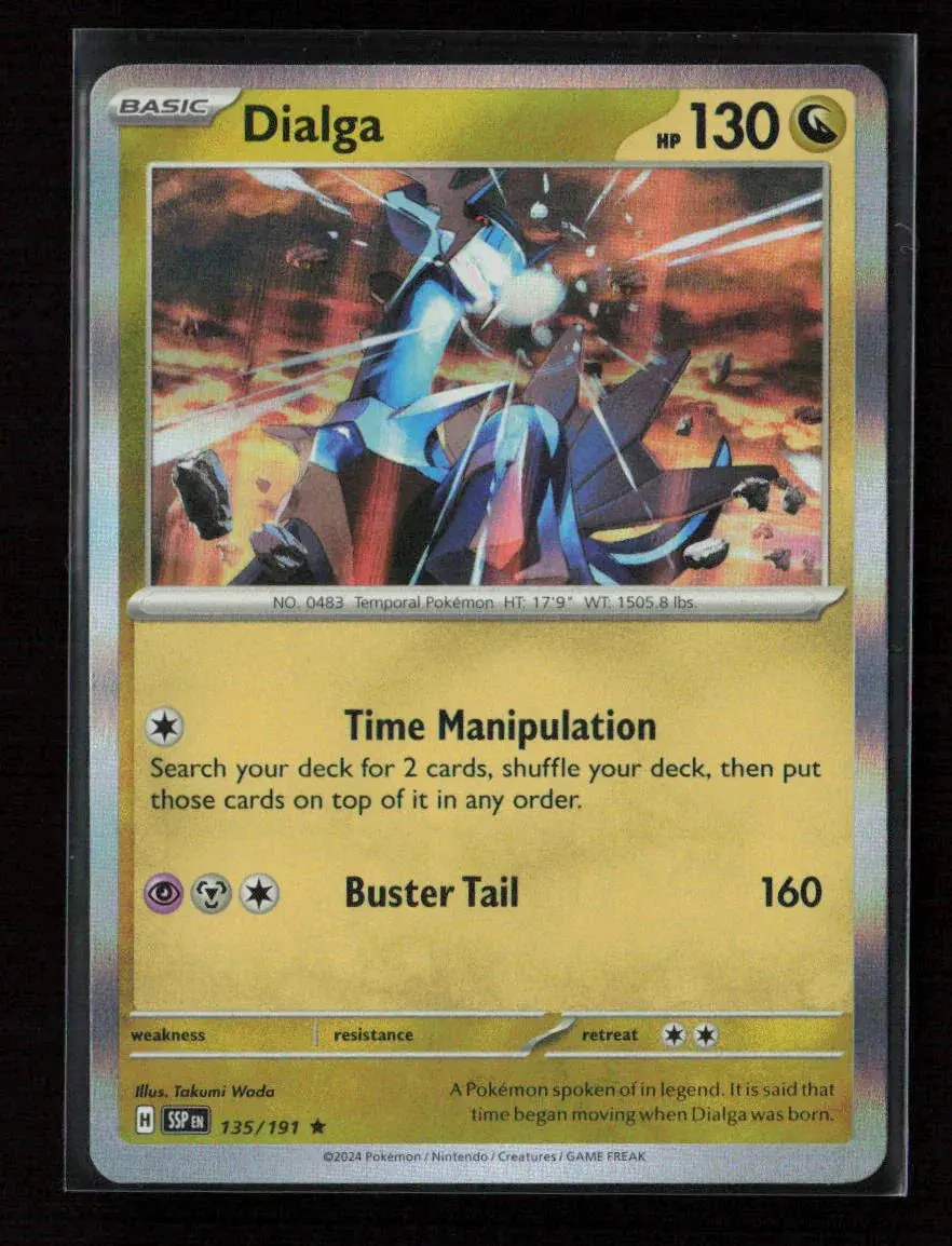 Dialga Rare Sv08: Surging Sparks 135/191 Nm 1