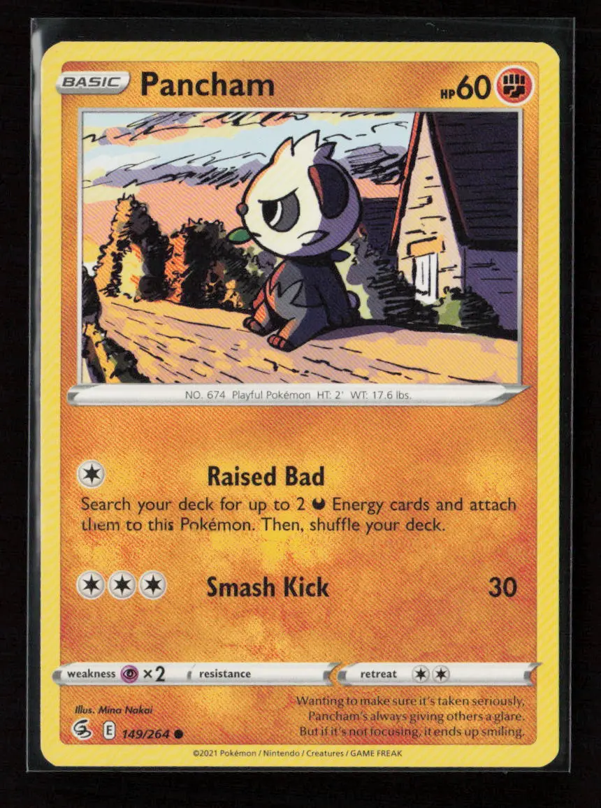 Pancham Common Swsh08: Fusion Strike 149/264 Lp 1