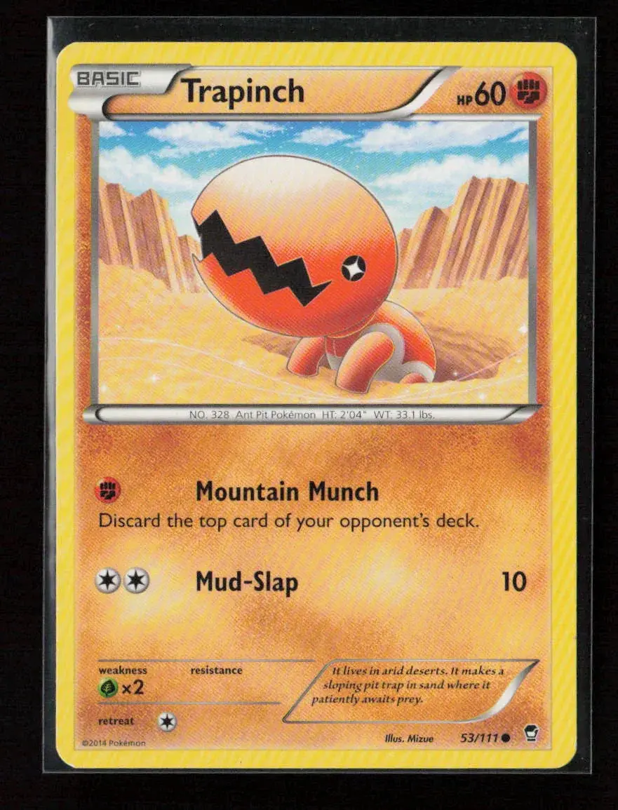 Trapinch Common Xy - Furious Fists 53/111 Lp 1