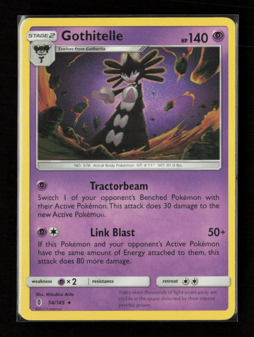 Gothitelle Rare Sm - Guardians Rising 54/145 Lp 1