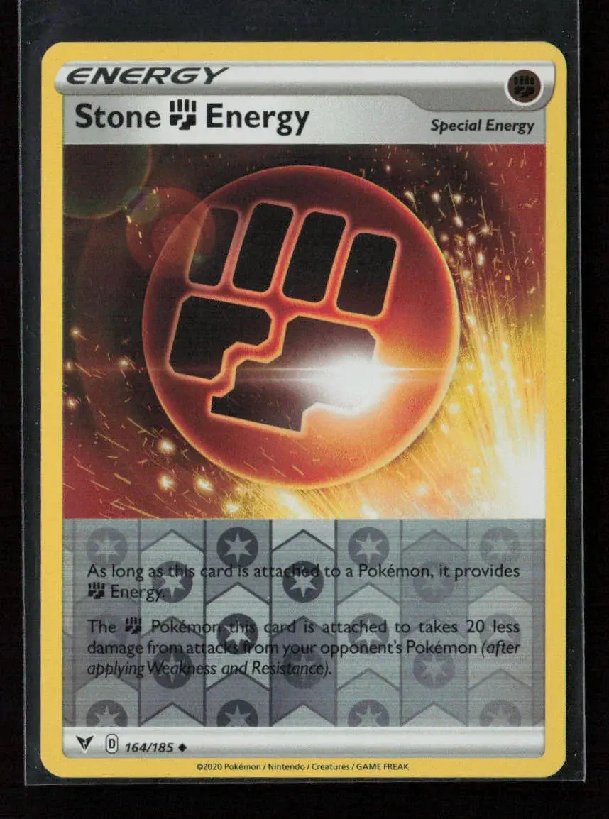 Stone Fighting Energy Uncommon Swsh04: Vivid Voltage 164/185 Lp 1