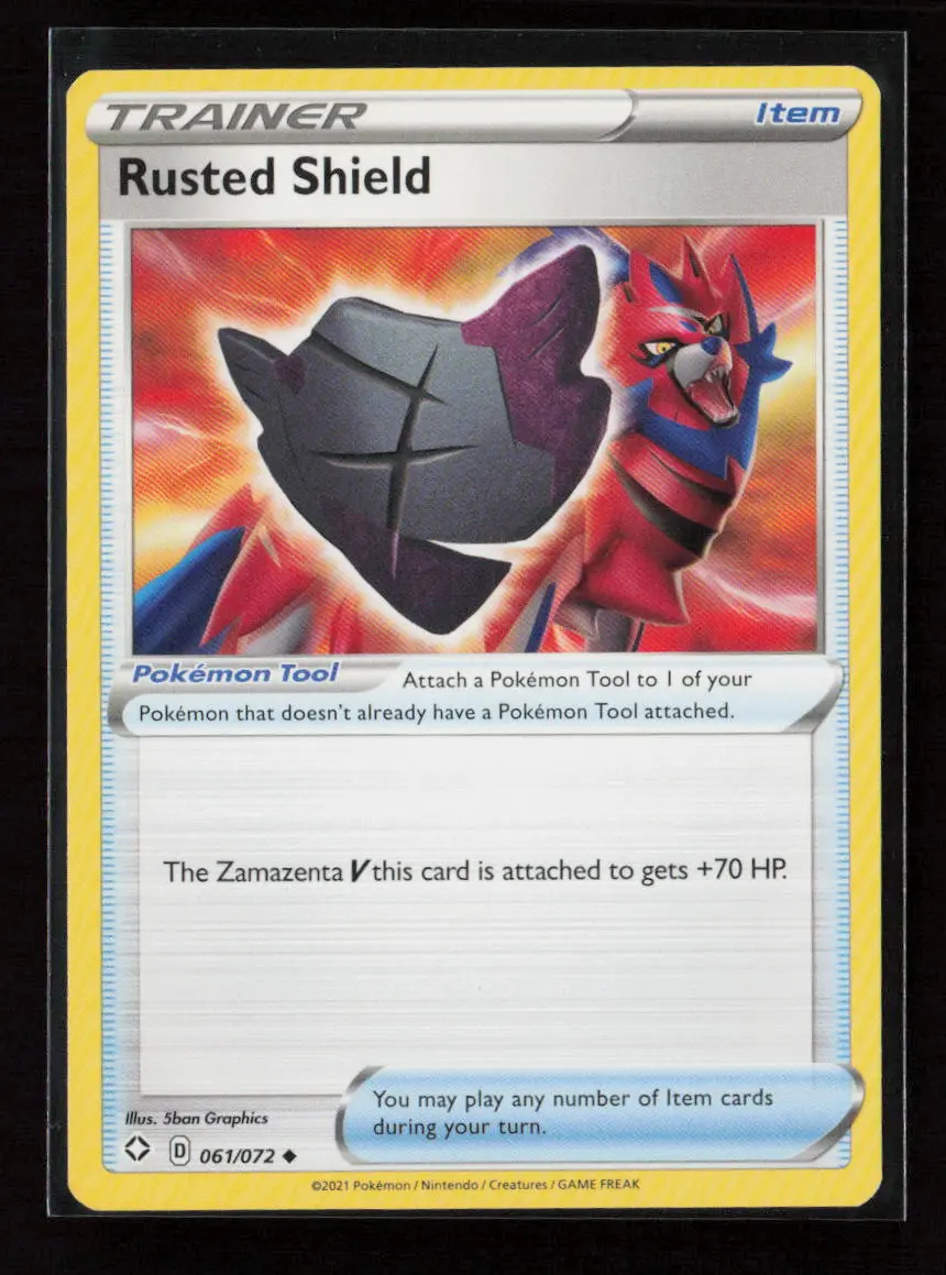 Rusted Shield Uncommon Shining Fates 061/072 Lp 1