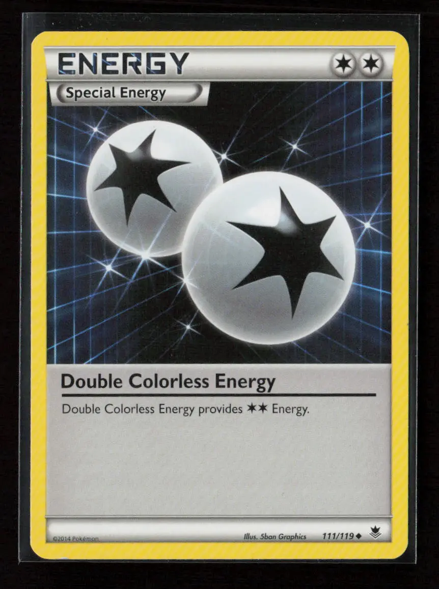 Double Colorless Energy Uncommon Xy - Phantom Forces 111/119 Lp 1