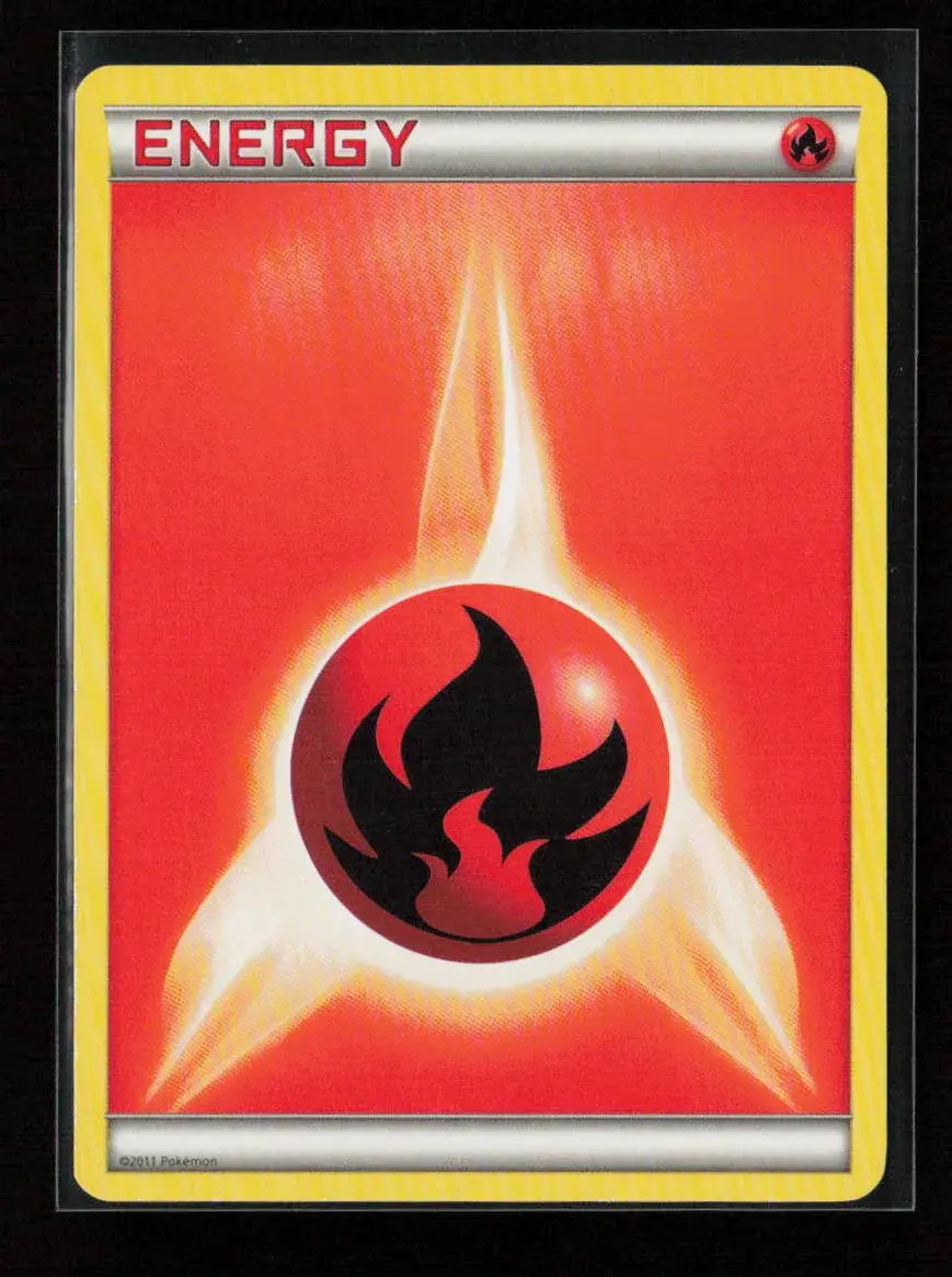 Fire Energy (2011 Unnumbered) Promo League & Championship Cards Lp 1