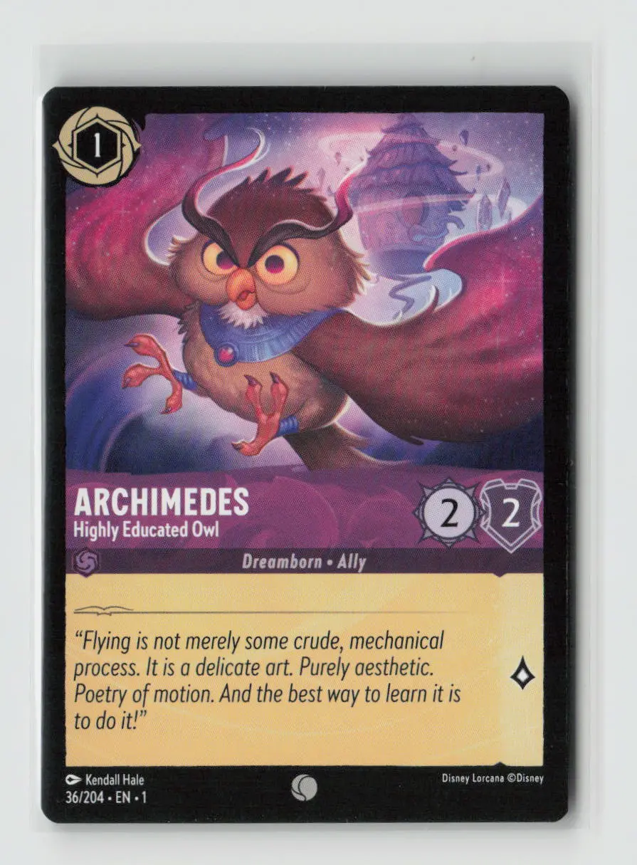Archimedes - Highly Educated Owl Common The First Chapter 36/204 Nm 1